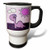 3dRose Cute Baby Purple Dinosaur Scene Stainless Steel Travel Mug, 14-Ounce