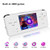 BAORUITENG Handheld Game Console, Retro Game Console 3 Inch HD Screen 3000 Classic Game Console ,Portable Video Game Great Gift for Kids (White)