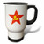 3dRose Soviet Star Soviet Union Communism Travel Mug, Stainless Steel, 14-Ounce