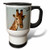 3dRose South African Giraffe Head Face Sky Background Travel Mug, 14-Ounce, Stainless Steel