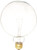 Bulbrite Incandescent G40 Medium Screw Base (E26) Light Bulb, 40 Watt, Clear