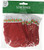 Santa Mini Felt Stockings Value Pack | Christmas Decoration | 72 Ct
