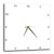 3dRose LLC White Tone 10 by 10-Inch Wall Clock