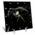 3dRose dc_23822_1 Black Cat Face Desk Clock, 6 by 6-Inch