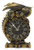 Ebros Chronos Resting Steampunk Cyborg Dragon Table Clock Statue 8.25" Tall Mythical Fantasy Painted Mechanical Clockwork Gears of Destiny Dragon Collectible Desktop Clock