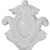 Ekena Millwork ONL05X05CO 5 1/8-Inch W X 5 1/8-Inch H X 3/4-Inch P Cole Center Onlay