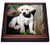 3dRose trv_969_1 Cute Yellow Lab Puppy Trivet with Ceramic Tile, 8 by 8", Brown