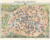 Buyartforless Paris Map by Stacey Powell 16x12 Graphic Art Canvas, Brown