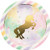 Creative Converting 329409 Unicorn Sparkle 96-Count Dinner Paper Plates