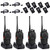 2Way Radios UHF Radio Rechargeable Two Way Radio FRS VOX Long Range Walkie Talkies for Adults with Air Acoustic Earpiece (4 Pack)