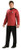 Rubie's Star Trek Grand Heritage Scotty Shirt With Emblem, Red/Black, Medium Costume
