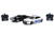 Fast & Furious Chase Twin Pack- Dom's Dodge Charger R/T & Dodge Charger SRT Hellcat, Police & Chase Car Rc, USB Charged