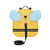 EPLAZA Toddler Baby Bee Leash Backpack with Anti Lost Wrist Leash for Child Kid Safety Walking (Blue)