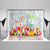 Kate7ft(W) x5ft(H) Happy Easter Wood Photography Backdrops Bunny Photo Background Colorful Eggs Easter with Rabbits Studio Backdrop