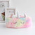 Kishome Decorative Tissue Box Cover Rectangular Tissue Holder Unicorn Tissue Cover Napkin Box, Colorful Plush Tissue Storage Box Container Soft Washable Tissue Tray Cover