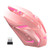 Uciefy X96 Wireless Gaming Mouse, Rechargeable Silent Mouse 4 Breathing Led Light Optical Mice with Nano USB Receiver, 3200 DPI High Precision Laser for Computer/Laptop/Mac/PC (Pink)