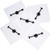 5 Packs Transparent Spinners Dry Erase Math Spinner with Rotating Arrow for Teaching