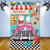 50's Decorations 50's Theme Party Rock and Roll Backdrop Banner Background Photo Booth Props for 1950's Party Decoration