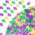 900 PCS Mardi Gras Confetti 3 Packs De Lis Confetti Decorative Fleur Party Accessory and Table Decoration, Assorted Colors