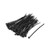 uxcell Cable Zip Ties 80mmx2.5mm Self-Locking Nylon Tie Wraps Black 700pcs
