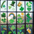 128 Tablets St Patricks Day Window Clings, Saint Patricks Day Decorations Irish Shamrock Happy St. Patrick's Day Party Window Clings