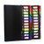 Fasmov 12 Pocket Expanding Project Sorter Rainbow File Folders Organizer Heavy Duty Plastic Expanding File Folder A4 Letter Size, Set of 2