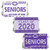 Senior Class of 2020 Mini Candy Bar Wrappers - 45 Stickers (Purple)