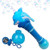 ArtCreativity Light Up Dolphin Bubble Blower Wand - 11.5 Inch Illuminating Bubble Blower with Thrilling LED Effects for Kids, Batteries and Bubble Fluid Included, Great Gift Idea, Party Favor