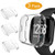 3 Packs Screen Protector Compatible Fitbit Versa Lite Edition, GHIJKL Ultra Slim Soft Full Cover Case for Fitbit Versa Lite Edition (Versa Lite: Clear, Clear, Clear)