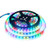 WS2815 (12V WS2812B) LED 5M 300 Pixels Aclorol Individual Addressable 5050 RGB LED Flex Strip Light Epoxy Waterproof IP65 Black PCB DC 12V