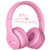 Midola Volume Limited 85dB Kids Headphone Bluetooth Wireless Over Ear Foldable Stereo Sound Noise Protection Headset with AUX 3.5mm Cord Mic For Boys Girls Cellphone Ipad Tablets TV Notebook Rose Pink