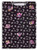 Vera Bradley Women's Black Clipboard Folio with Lined Notepad, Indiana Rose