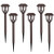 Hiahoo Solar Lights Outdoor, 6 Pack Solar Pathway Lights, Solar Powered Garden Lights, Waterproof LED Solar Landscape Lights for Walkway, Pathway, Lawn, Yard and Driveway