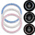 AndyGo Crystal Rhinestone Car Bling Sticker Ring Emblem, Auto Start Engine Ignition Button Key & Knobs, Bling for Car Interior Decoration
