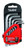 Task Tools T16031 L-Type Hex Key Set, Short SAE, 13-Piece