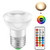 Lemonbest E26 Dimmable RGBW LED Spot Light Bulb 3W Color Changing Spotlight Wireless Remote Control RGB + 2700K WARM WHITE LED Spotlight