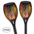 Menzee Landscape Solar Torch Light, Waterproof Flickering Flames Torches Lights Outdoor Solar Flame Lights Decoration Lighting Dusk to Dawn Auto On/Off Security Light for Deck Yard Driveway, 2 Pack