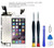 Pre-Assembled Replacement Screen Compatible with iPhone 6 Plus (A1522, A1524, A1593), LCD Display and Touch Screen Digitizer Replacement with Front Camera, Ear Speaker,Proximity Sensor. (White)