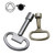 Muye 2pcs 8mm&9mm Triangle Key Wrench Triangle Socket Key Train Electrical Cupboard Box Elevator Cabinet Switch New