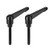 uxcell M6 x 32mm Handle Adjustable Clamping Lever Thread Push Button Ratchet Male Threaded Stud 2Pcs