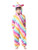 Kid's Animal Onesie Unicorn Costume Cosplay Pajamas Christmas Rainbow Gold 120