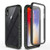 Lxlfcase Case Designed for iPhone XR, Bumper Shockproof Rugged Protective Scratch-Resistant Protector Shell with Hard PC Back Cover for iPhone XR Cases (2018) 6.1 inch (Black+Green)