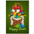 Morigins Spring Tulip Eggs 28 x 40 Inch Decorative Happy Easter Basket House Flag Double Sided