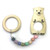 Baby Teething Toys by Nummy Beads Polar Bear with Ring Silicone Teether