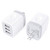 USB Wall Charger, Charger Plug, 2Pack 3.1A Travel 3-Port Phone Charger Box Charging Block Cube Compatible with iPhone 11/11 Pro Max/XS MAX/XR/X/8 Plus, Samsung Galaxy Note 10/9/S10 S9 S8 Plus A20 A50