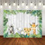 Woodland Baby Shower Backdrop Jungle Animals Birthday Photography Background Watercolor Safari Animals Wild One Birthday Newborn Baby Party Decorations Supplies Photo Studio Props 7x5ft