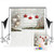 5x7ft (150x220cm) Snow Winter Christmas Tree Photography Backdrop Snowflake Photo Backdrops for Studio Prop