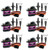 Smraza 6Pcs MG90S 9G Micro Servo Metal Gear Micro Servo Motor Kit for RC Robot Helicopter Airplane Car Boat Control, Arduino Project (MG90S Metal Gear)