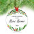 ZUNON Our First Christmas in Our New Home Ornaments 2020 New Couple Married Wedding Decoration 3" Ornament (New Home Ornament 1)