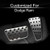 Gas Accelerater and Brake Pedal Cover Upgrade Kit for 2018 2017 2016 2015 2014 2013 2012 2011 2010 2009 Dodge Ram 1500 2500 3500 4500 5500 82212138AB, by MECHCOS